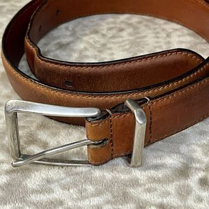 Vintage Coach Cream Brown Gold Belt Classic Heritage Size 26\
